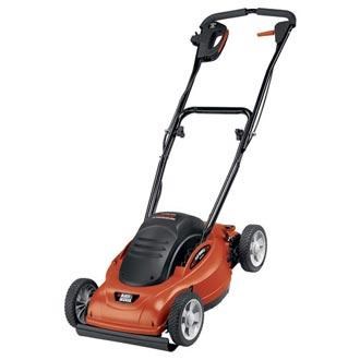 black decker MM675 18 electric lawnhog mulching mower with flip over handle Pensacola Hardware Co